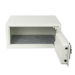 Großer Möbeltresor SecureBox-40 mit geöffneter Tür – Innenansicht