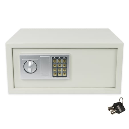 Möbeltresor SecureBox-40 mit PIN-Tastatur und Notschlüssel – Frontansicht
