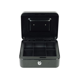 Geöffnete Geldkassette HD-CB20-5 mit Einsatz für Münzen