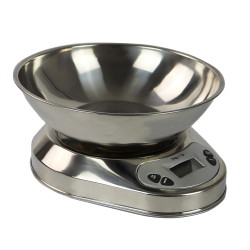 Küchenwaage wagPRO-K5C – Rückansicht mit Display und Tasten