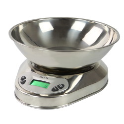 Digitale Lebensmittelwaage wagPRO-K5C mit großer Schale – rechte Seite