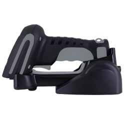 Seitliche Ansicht des Barcode-Scanners HD9100B mit gummiertem Griff