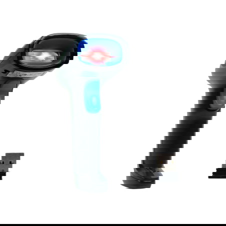 Kabelloser Barcodescanner HD1100 mit USB-Empfänger und aktivem Ziellicht