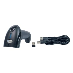 Set-Inhalt: HD1100 Scanner, USB-Kabel, Funkempfänger
