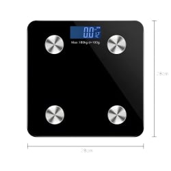 Flache Bluetooth-Waage mit gut lesbarem Display – Modell wagPRO-B5