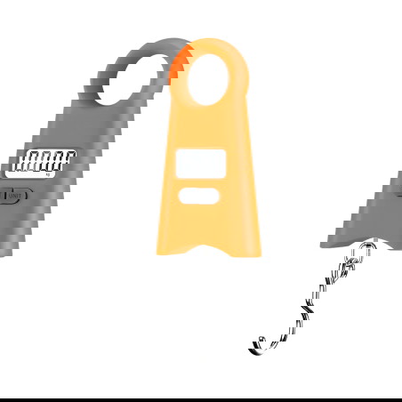 Elektronische Hängewaage wagPRO-H50F – Vorderansicht mit Display und Haken