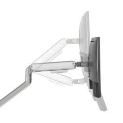 Wandnahe Montage eines Monitors mit dem Arm SolidHand-DS01