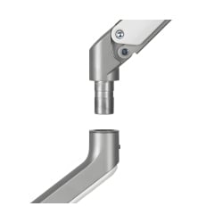 Beweglicher Gelenkarm der Monitorhalterung im Detail