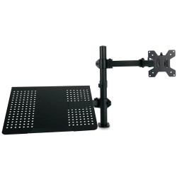 Frontansicht der gelochten Laptopplattform – SolidHand-LM01