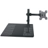 Monitor- und Laptophalterung in schwarzem Design – SolidHand-LM01