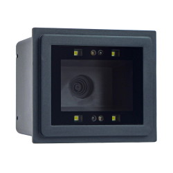 QR- und Barcode-Lesegerät, stationär, mit RS232-Schnittstelle, liest vom HD340-LCD-Bildschirm