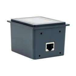 QR- und Barcode-Lesegerät, stationär, kabelgebunden (RS232), mit der Option zur Installation HD340