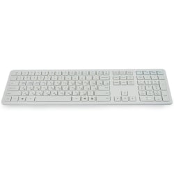 Drahtlose russische Tastatur, Russisches Keyboard, kabellos, USB-Empfänger, HDWR typerCLAW-BC140WR