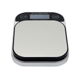 Küchenwaage, batteriebetrieben, Wiegekapazität von bis zu 5 kg, Waage Maßeinheiten (g, oz, ml, ct, kg)HDWR wagPRO-K5B