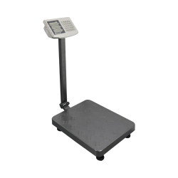 Frontansicht der Plattformwaage wagPRO P300 mit stabilem Gehäuse