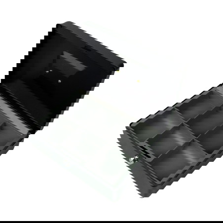 Geldkassette HD-CB25-6 mit geöffnetem Deckel und herausnehmbarem Münzeinsatz