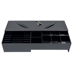 Abschließbarer Kassenschubladeneinsatz, 6 Geldscheinfächer und 8 Münzfächer HD-WS46