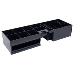 Abschließbarer Geldorganizer mit 6 Geldscheinfächern und 8 Münzfächern HD-WS46