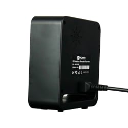 Rückansicht des Scanners HD-S92 mit Herstellerinformationen