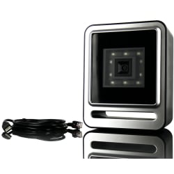 Seitliche Rückansicht des HD-S92 mit angeschlossenem Kabel