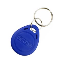 Einzelner RFID-Schlüsselanhänger HD-RKF07 mit eingravierter ID-Nummer