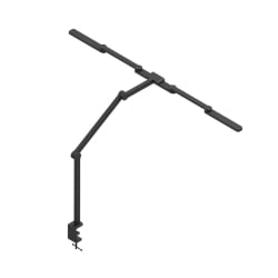 Flexibel verstellbarer Arm der LumixDesk-02 – Gelenkmechanismus in Nahaufnahme