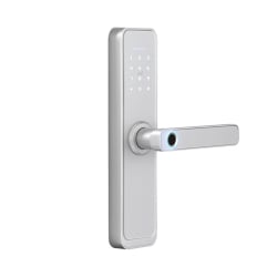 Vorderes Bedienfeld des elektronischen Türschlosses SecureEntry-HL200 mit beleuchteter Touch-Tastatur