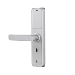 Vorderseite des Türgriffs SecureEntry-HL200 mit modernem Aluminiumdesign