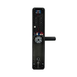 Detailansicht des Fingerabdrucksensors am Türgriff SecureEntry-HL300