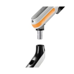 Befestigungspunkt der VESA-Halterung am Monitorarm