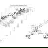 Technische Zeichnung der SolidHand-ES01U Monitorhalterung