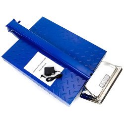 Waage wagPRO-P150 mit klappbarer Steuereinheit für platzsparende Aufbewahrung