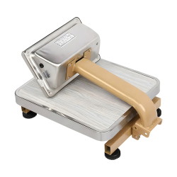 Seitenansicht der digitalen Plattformwaage wagPRO-P60 – robuste Metallkonstruktion