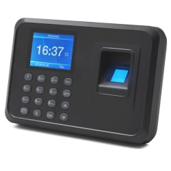 FTR01 Zeiterfassungsgerät mit blau beleuchtetem LCD-Display