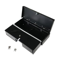 HD-KFT46 geöffnet mit Geldfächern und zwei Schlüsseln