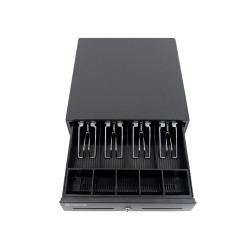 Unterbauschublade mit 4 Geldscheinfächern und 5 Münzfächern sowie Schlüsselschloss HD-KR33