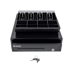 Geldschublade mit Organizer für Banknoten und Münzen, abschließbar HD-KR35