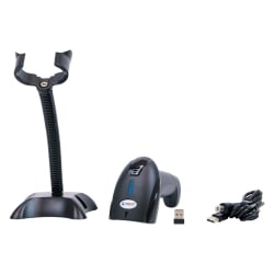 Automatischer und kabelloser Barcode-Leser mit Ständer und integriertem Speicher HD44A