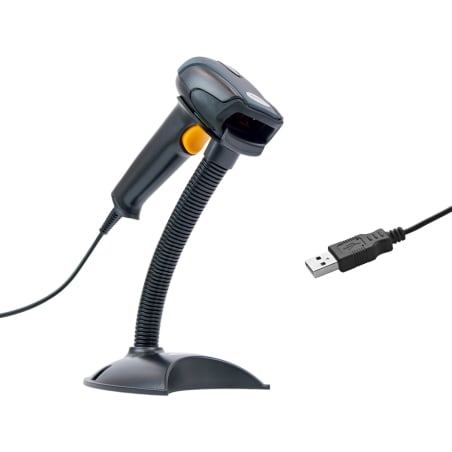 Barcode-Scanner, automatisches Scannen, kabelgebunden mit Standfuß HD29A