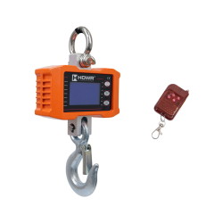 Digitale Hängewaage bis 1000 kg mit Fernbedienung, Industrie Kranwaage, robust, HDWR wagPRO-H1000P