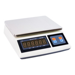 Werkstattwaage bis 15 kg mit Display, drahtloser Bedienung, Messgenauigkeit 0,5 g wagPRO-S15