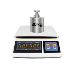 Elektronische Ladenwaage bis 30 kg mit drahtloser Bedienung und Anzeige, Genauigkeit 1 g wagPRO-S30