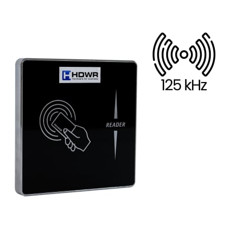 RFID-Leser für Schlüsselanhänger und Karten 125 kHz DC9–16V SecureEntry-CR60LF von HDWR