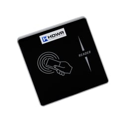RFID-Leser für Schlüsselanhänger und Karten 125 kHz DC9–16V SecureEntry-CR60LF von HDWR