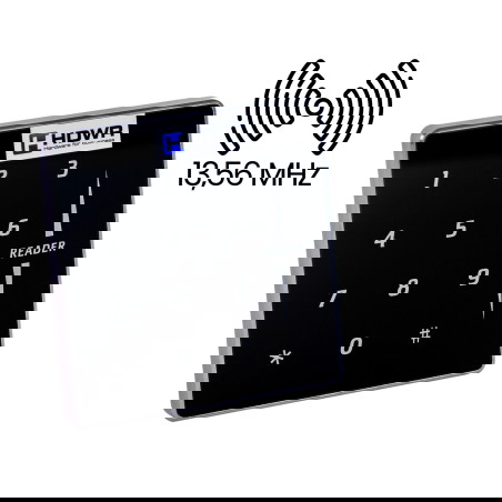 RFID-Lesegerät zur Zugangskontrolle für Karte, Passwort 13,56 MHz, RFID Reader HDWR SecureEntry-AC800HF
