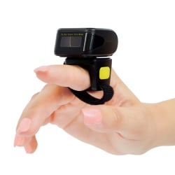 Kompakter 1D-Barcode-Scanner zum Tragen am Finger mit Bluetooth-Konnektivität HDWR HD75