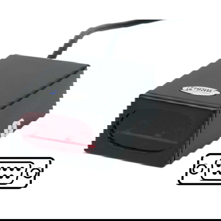 Kompakter und mini Barcode-Scanner mit RS232 Kabel im Minimalgehäuse für effizientes Scannen von 1D-Codes HDWR HD-S90-RS232