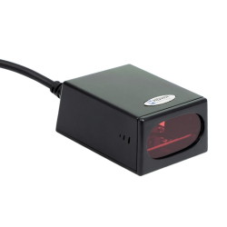 Kompakter und mini Barcode-Scanner mit RS232 Kabel im Minimalgehäuse für effizientes Scannen von 1D-Codes HDWR HD-S90-RS232