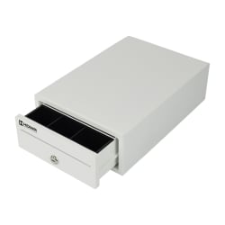 Kassenschublade, 5 Geldscheinfächer und 3 Münzfächer, kompakt, Stahl HD-KER20W
