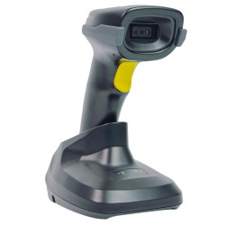 QR- und Barcode-Lesegerät mit Dockingstation und integriertem Speicher, kabellos HD-LR66